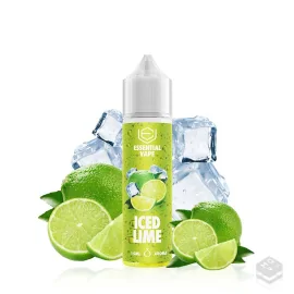 FLAVOUR ICED LIME ESSENTIAL BOMBO ELIQUIDS 15ML LONGFILL