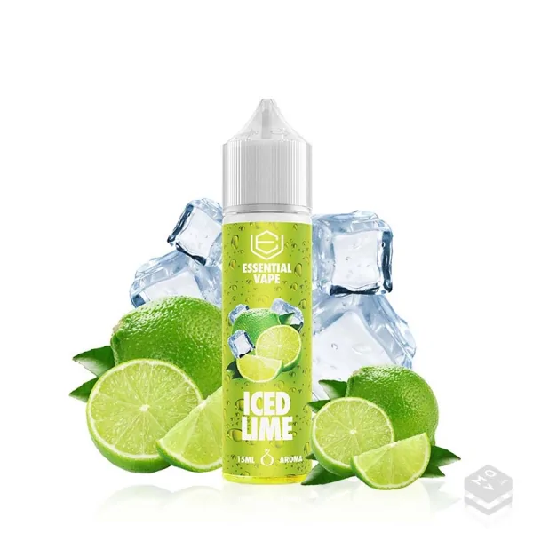 AROMA ICED LIME ESSENTIAL BOMBO ELIQUIDS 15ML LONGFILL