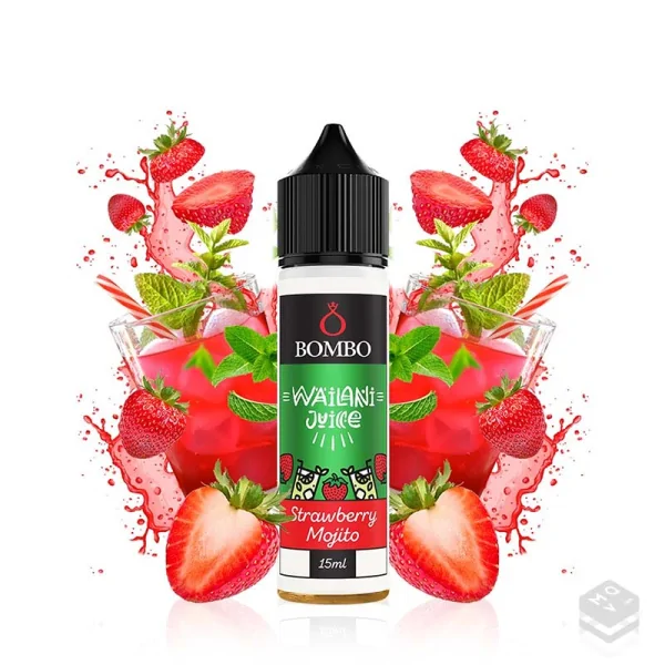 FLAVOUR STRAWBERRY MOJITO WAILANI JUICE BY BOMBO 15ML