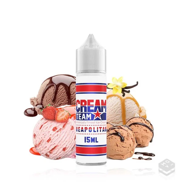 FLAVOUR NEAPOLITAN CREAM TEAM KINGS CREST 15ML LONGFILL