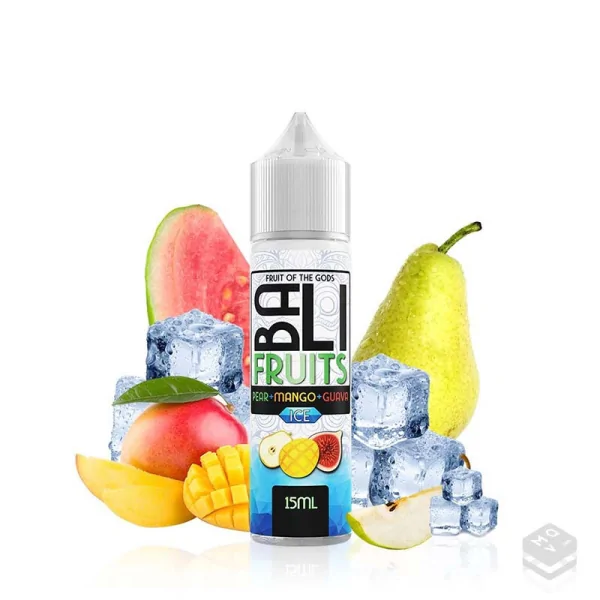 FLAVOUR ICE PEAR MANGO GUAVA BALI FRUITS KINGS CREST 15ML LONGFILL