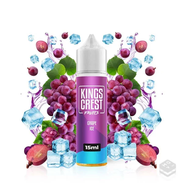 FLAVOUR GRAPE ICE KINGS CREST 15ML LONGFILL