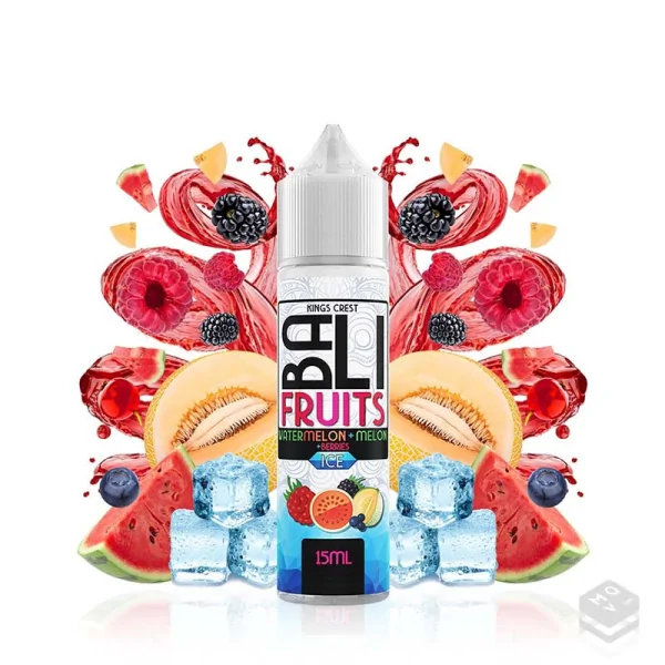 AROMA WATERMELON MELON BERRIES ICE BY KINGS CREST BALI FRUITS 15ML LONGFILL