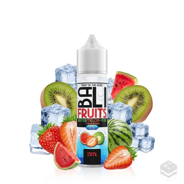 FLAVOUR ICE WATERMELON KIWI STRAWBERRY BALI FRUITS KINGS CREST 15ML LONGFILL