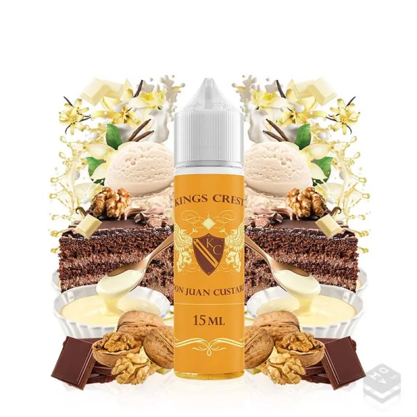 FLAVOUR DON JUAN CUSTARD KINGS CREST 15ML LONGFILL