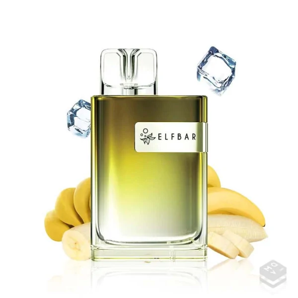 VAPER DESECHABLE ELF BAR CR600 BANANA ICE 20MG 10ML