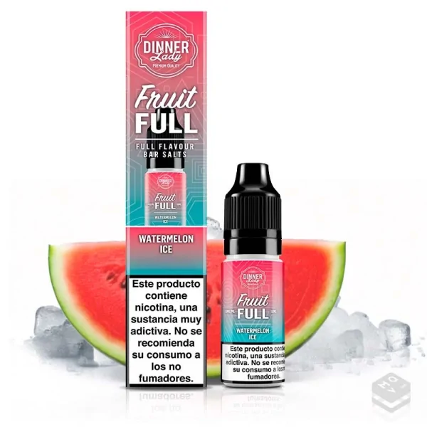 NICOTINE SALTS WATERMELON ICE DINNER LADY 10ML VAPE