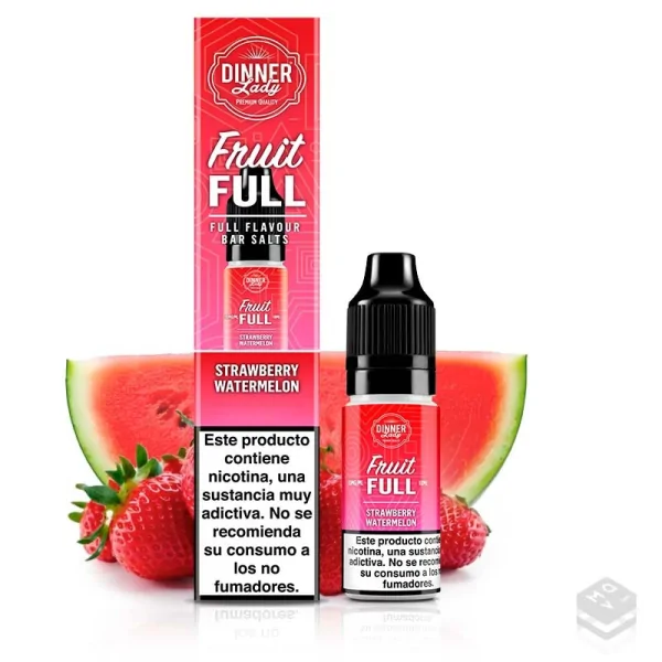 NICOTINE SALTS STRAWBERRY WATERMELON DINNER LADY 10ML VAPE