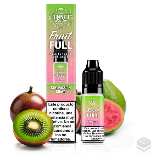 NICOTINE SALTS KIWI PASSION GUAVA DINNER LADY 10ML VAPE