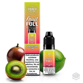 NICOTINE SALTS KIWI PASSION LIME FRUIT FULL DINNER LADY 10ML VAPE