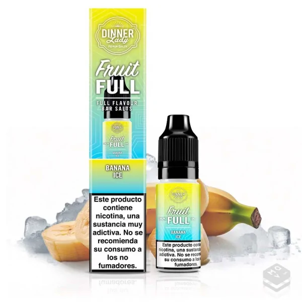 NICOTINE SALTS BANANA ICE DINNER LADY 10ML VAPE