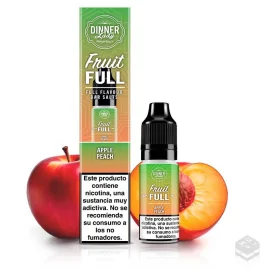 SALES DE NICOTINA APPLE PEACH FRUIT FULL DINNER LADY 10ML