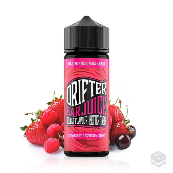 FLAVOUR DRIFTER BAR STRAWBERRY RASPBERRY CHERRY JUICE SAUZ 24ML LONGFILL