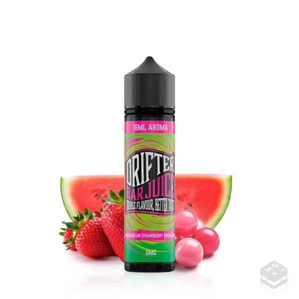 FLAVOUR DRIFTER BAR WATERMELON STRAWBERRY BUBBLEGUM JUICE SAUZ 16ML LONGFILL