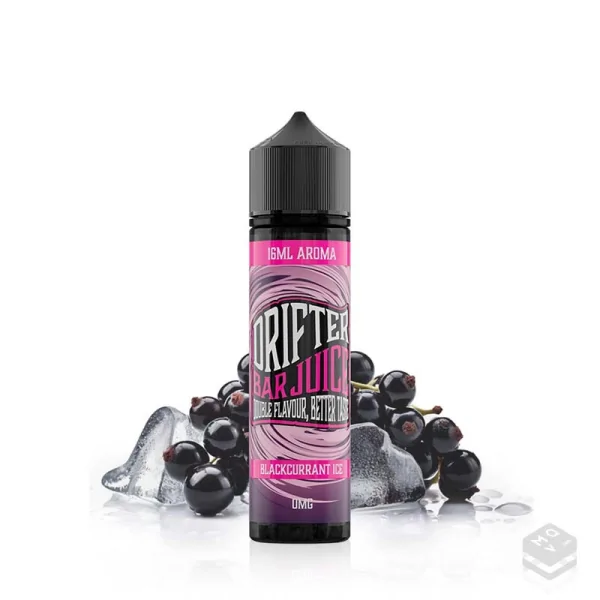 FLAVOUR DRIFTER BAR BLACKCURRANT ICE JUICE SAUZ 16ML LONGFILL