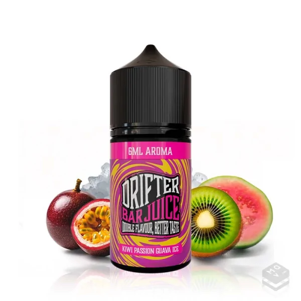 AROMA DRIFTER BAR KIWI PASSION GUAVA JUICE SAUZ 6ML LONGFILL