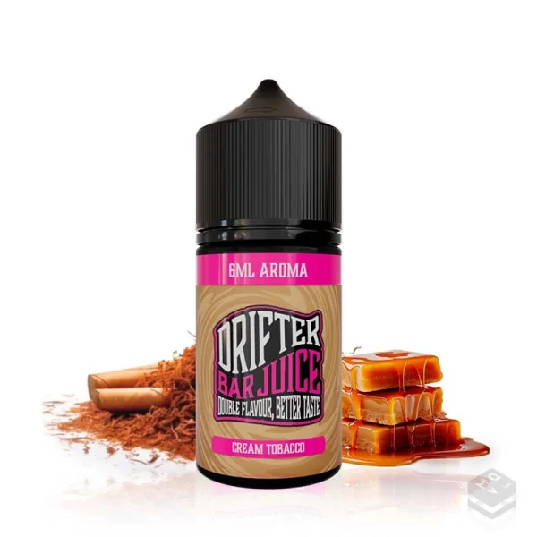 FLAVOUR DRIFTER BAR CREAM TOBACCO JUICE SAUZ 6ML LONGFILL