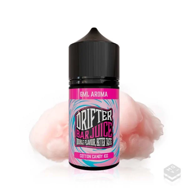 FLAVOUR DRIFTER BAR COTTON CANDY ICE JUICE SAUZ 6ML LONGFILL