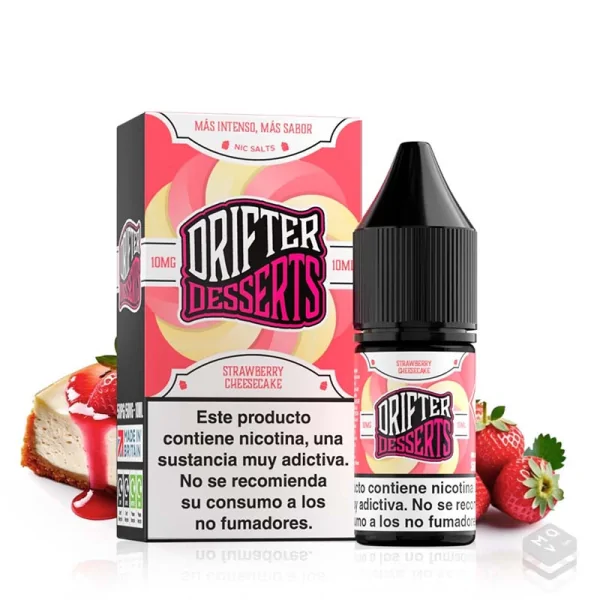DRIFTER BAR SALTS STRAWBERRY CHEESECAKE JUICE SAUZ 10ML