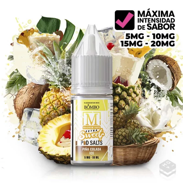 MAGNUM VAPE PIÑA COLADA ICE EXTRA SWEET 10ML NIC SALT