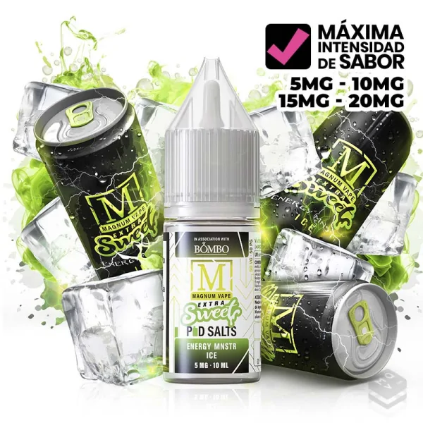 MAGNUM VAPE ENERGY MNSTR ICE EXTRA SWEET 10ML NIC SALT