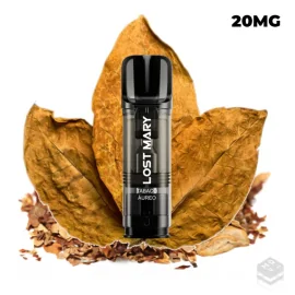 2 x CARTUCHOS PRECARGADOS GOLDEN TOBACCO LOST MARY TAPPO 2x2ML