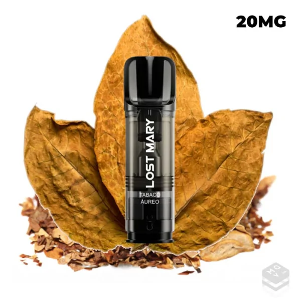 2 x GOLDEN TOBACCO LOST MARY TAPPO PRE-FILLED CARTRIDGES 2x2ML