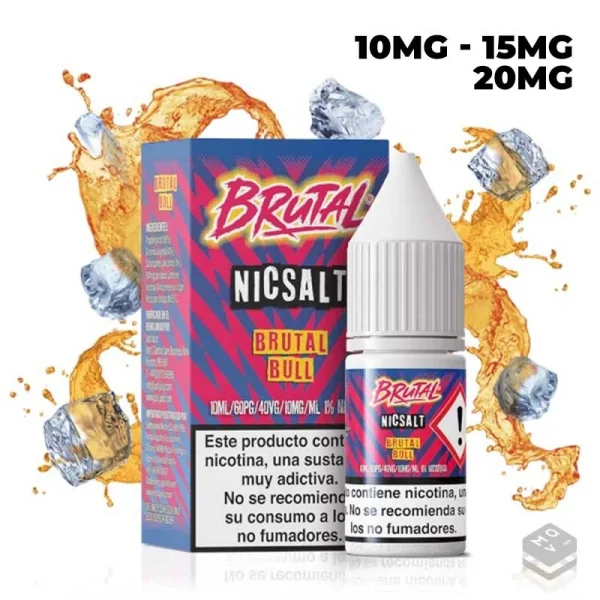 BRUTAL BULL BRUTAL DRINKS NIC SALTS JUST JUICE 10ML VAPE