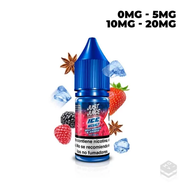 WILD BERRIES ANISEED NIC SALT JUST JUICE ICE 10ML VAPE