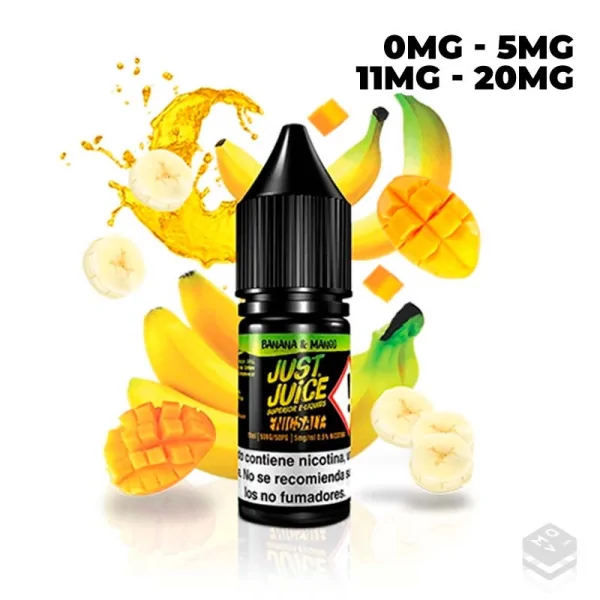 SALES DE NICOTINA BANANA & MANGO JUST JUICE 10ML