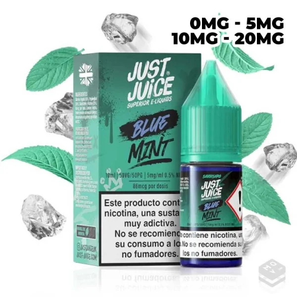 SALES DE NICOTINA BLUE MINT JUST JUICE 10ML
