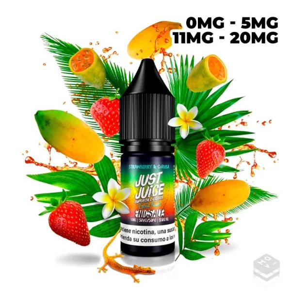 STRAWBERRY & CURUBA NIC SALT JUST JUICE EXOTIC 10ML