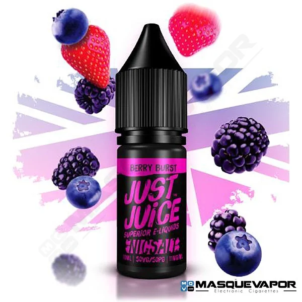 BERRY BURST NIC SALT JUST JUICE TPD 10ML 15MG VAPE