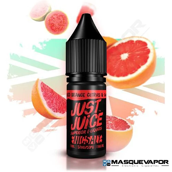 BLOOD ORANGE CITRUS & GUAVA NIC SALT JUST JUICE TPD 10ML 15MG VAPE