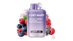 DISPOSABLE VAPE BLUEBERRY SOUR RASPBERRY LOST MARY BM1000 20MG 2ML