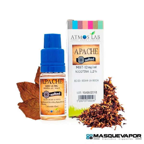 APACHE SALTED MIST ATMOS LAB TPD 10ML 12MG VAPE