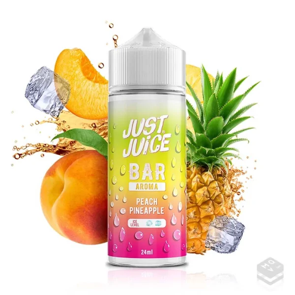 AROMA PEACH PINEAPPLE JUST JUICE BAR 24ML LONGFILL