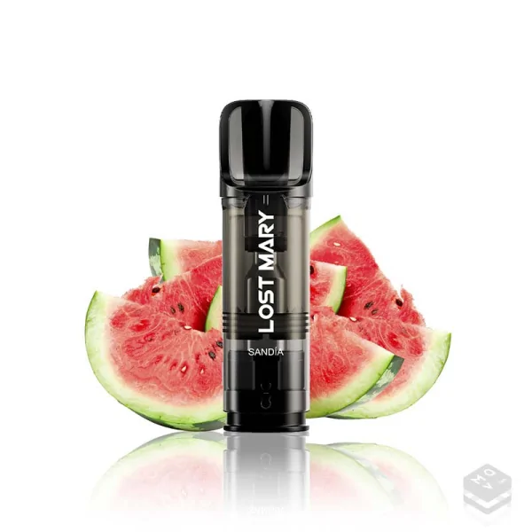 1 x WATERMELON LOST MARY TAPPO PRE-FILLED CARTRIDGE 2ML
