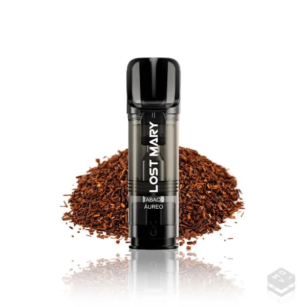 CARTUCHO PRECARGADO GOLDEN TOBACCO LOST MARY TAPPO 2ML