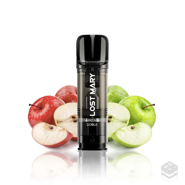 1 x DOUBLE APPLE LOST MARY TAPPO PRE-FILLED CARTRIDGE 2ML
