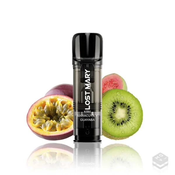 1 x KIWI PASSION FRUIT GUAVA LOST MARY TAPPO PRE-FILLED CARTRIDGE 2ML