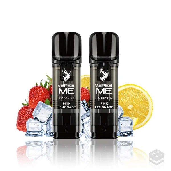 2 x CARTUCHOS PRECARGADOS PINK LEMONADE VAPEAME REVIVE 2x2ML