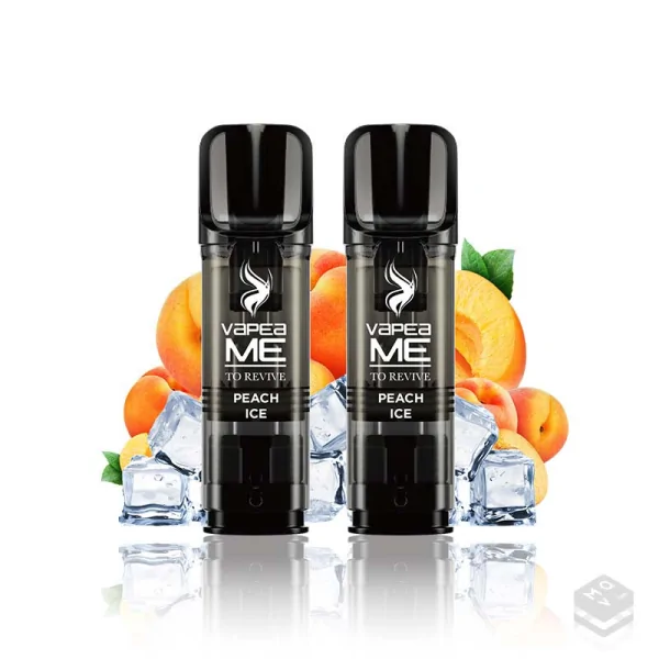 2 x PEACH VAPEAME REVIVE PRE-FILLED CARTRIDGES 2x2ML