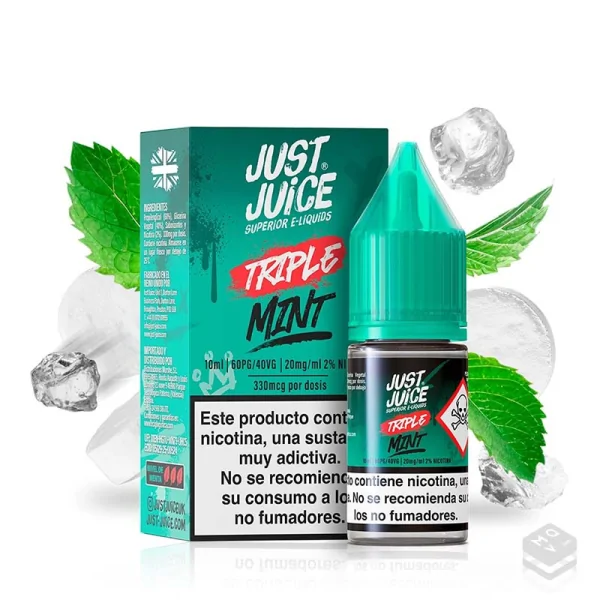 NIC SALTS TRIPLE MINT JUST JUICE 10ML