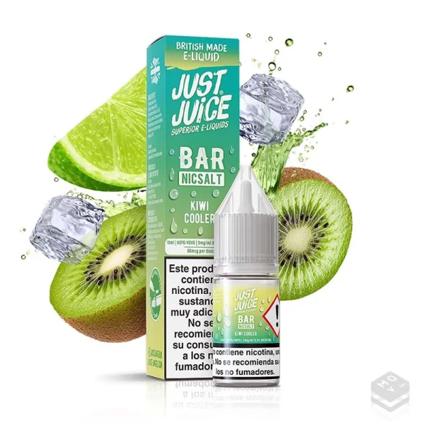 SALES DE NICOTINA KIWI COOLER JUST JUICE BAR 10ML