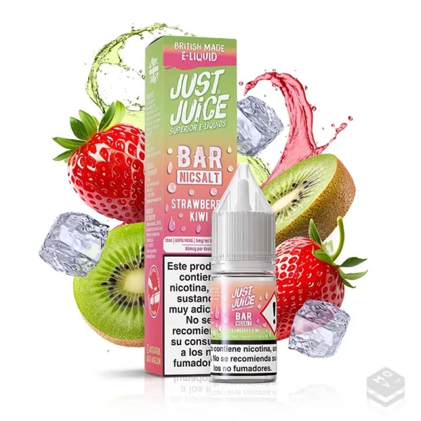 SALES DE NICOTINA STRAWBERRY KIWI JUST JUICE BAR 10ML