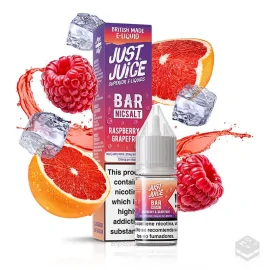 NIC SALTS RASPBERRY GRAPEFRUIT JUST JUICE BAR 10ML