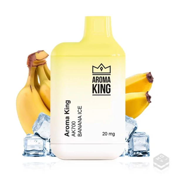 VAPER DESECHABLE BANANA ICE AROMA KING MINI 20MG 2ML