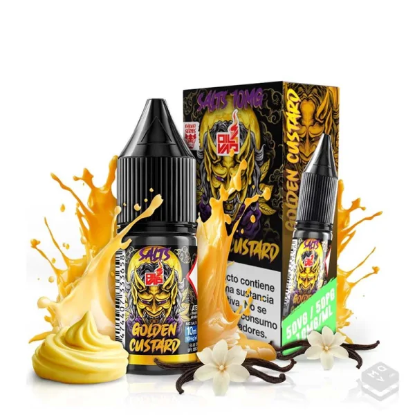 GOLDEN CUSTARD KABUKI OIL4VAP 10ML NICOTINE SALTS