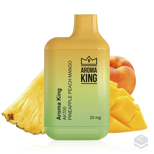 DISPOSABLE POD VAPER DESECHABLE PINEAPPLE PEACH MANGO AROMA KING MINI 20MG 2ML